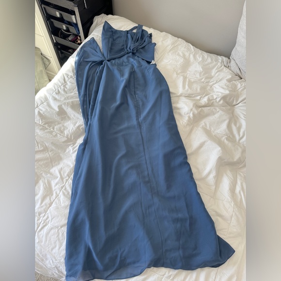 JJ's House Haniely A-line Square Ruffle Chiffon Dress - Picture 12 of 13